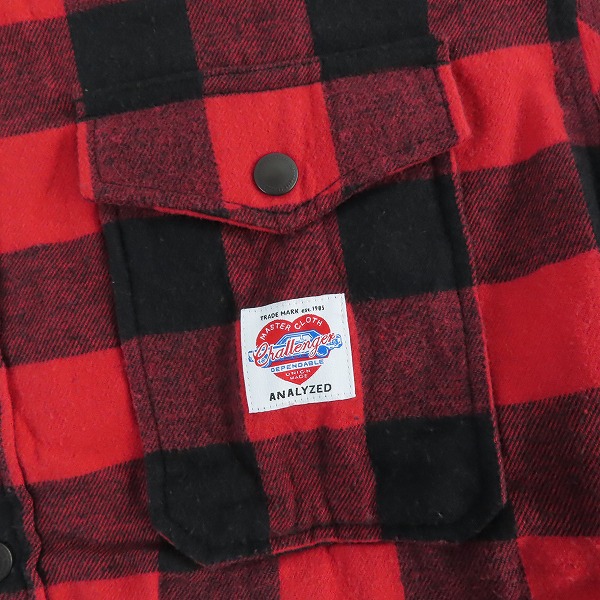 実際に弊社で買取させて頂いたCHALLENGER/チャレンジャー BUFFALO CHECK LINING SHIRT/バッファロー チェックライニングシャツ/CLG-SH 023-006/Sの画像 3枚目