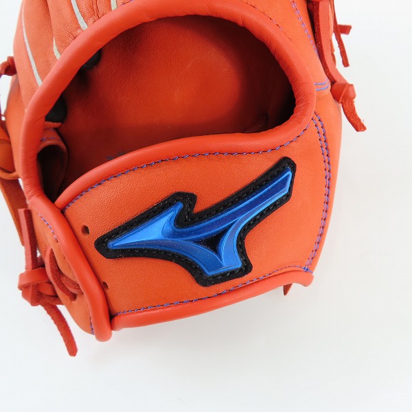 実際に弊社で買取させて頂いたMIZUNO/ミズノ ソフトボール用 WILL DRIVE/ウィルドライブ ブルー 外野手向け グラブ/グローブの画像 6枚目