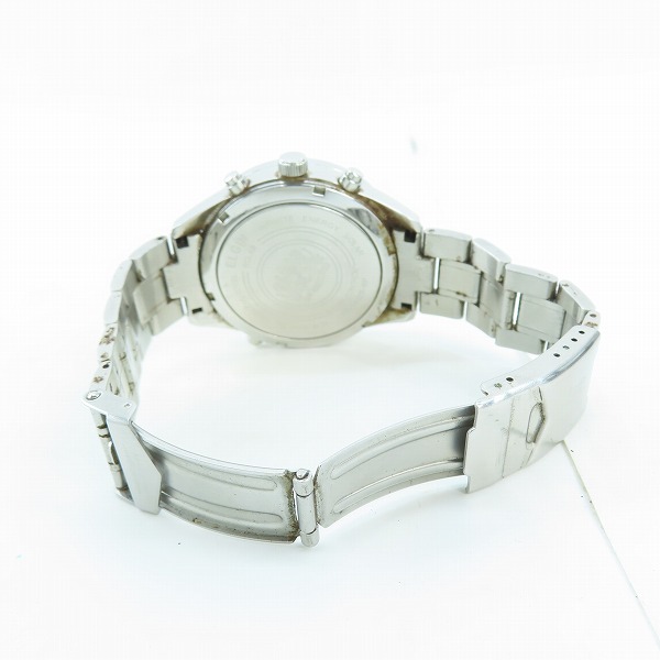 実際に弊社で買取させて頂いたELGIN/エルジン ソーラー クロノグラフ アナログ腕時計 FK-1412S-BPの画像 3枚目