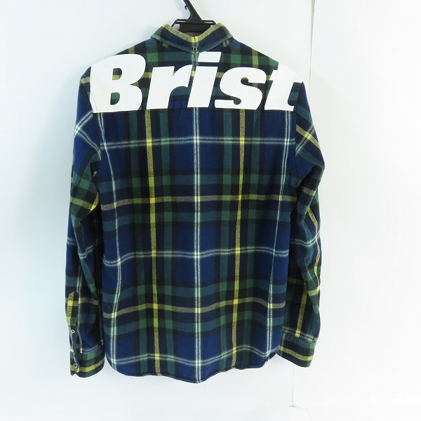 実際に弊社で買取させて頂いたF.C.Real Bristol/F.C.R.B./エフ シー レアル ブリストル ネルシャツ/コットン FCRB-192073/Mの画像 1枚目