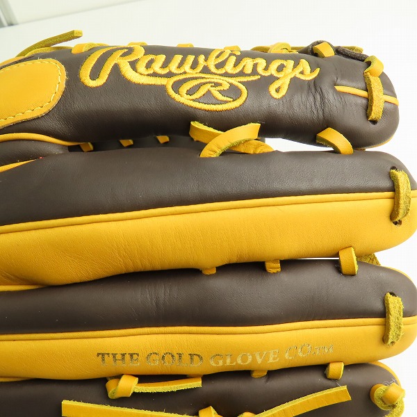 実際に弊社で買取させて頂いた【未使用】Rawlings/ローリングス HYPER TECH COLOR SYNC 外野手用/一般軟式野球用/左投げ用 GR4HTCY719の画像 6枚目