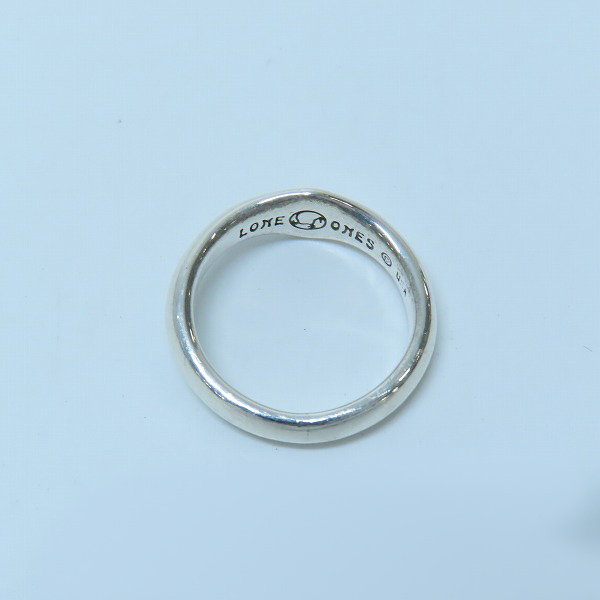 実際に弊社で買取させて頂いた【ギャラ付】LONE ONES/ロンワンズ MINI SILK RING/ミニ シルクリング シルバー 13号の画像 5枚目