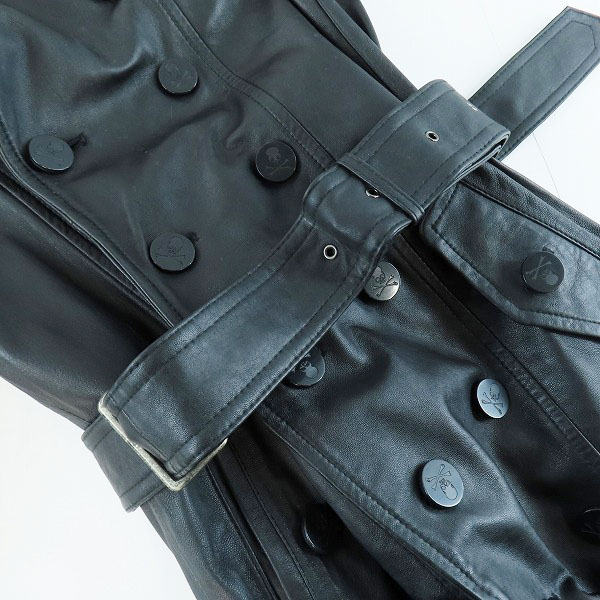 実際に弊社で買取させて頂いたRoen/ロエン×semantic design/セマンティックデザイン ラムレザージャケット コート/Mの画像 5枚目