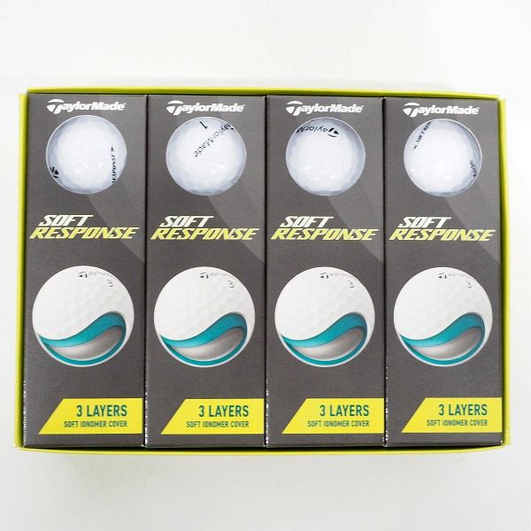 実際に弊社で買取させて頂いた【未使用】TaylorMade/テーラーメイド SOFT RESPONSE/ソフトレスポンス 2022モデル ゴルフボール ホワイト 1ダース