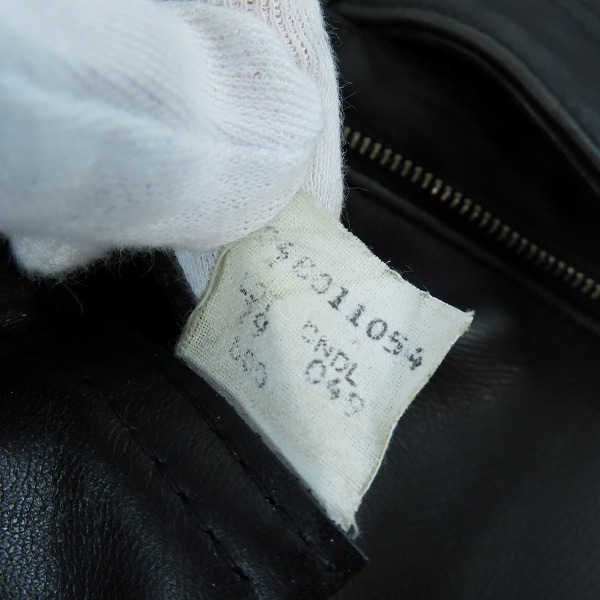 実際に弊社で買取させて頂いたSchott/ショット レザー パンツ 牛革 ブラック/29の画像 6枚目