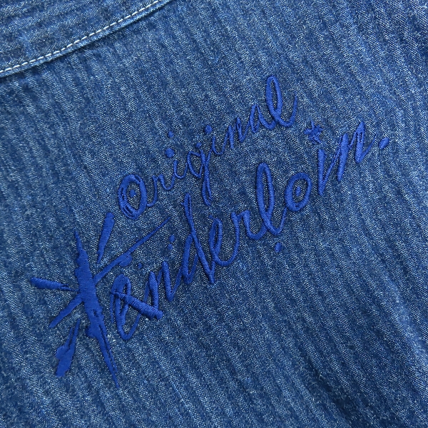 実際に弊社で買取させて頂いたTENDERLOIN/テンダーロイン DENIM HB SHT SNAP BUTTON/デニムヘリンボーンシャツ スナップボタン/Lの画像 6枚目
