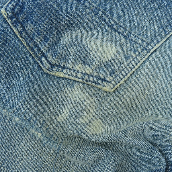 実際に弊社で買取させて頂いたISAMU KATAYAMA BACKLASH/バックラッシュ クラッシュデニムブーツカット 1308-03 M の画像 8枚目