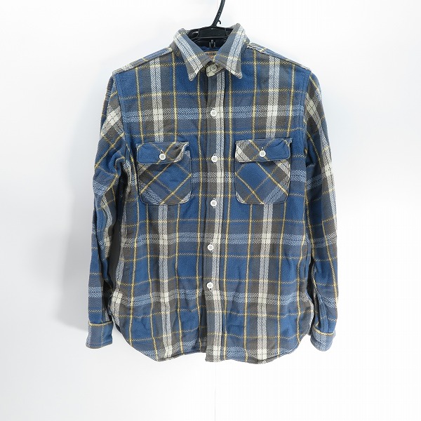 実際に弊社で買取させて頂いたDUBBLE WORKS/ダブルワークス フランネルシャツ 38 