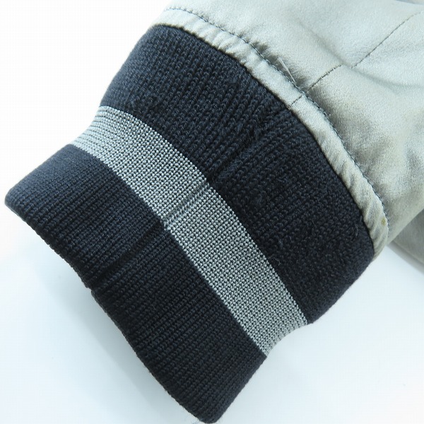 実際に弊社で買取させて頂いたISAMU KATAYAMA BACKLASH/バックラッシュ サテンシルク100% シープレザー スカジャン 1208-01/2の画像 7枚目