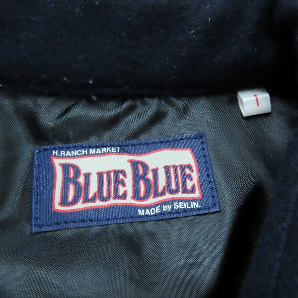 実際に弊社で買取させて頂いたBLUE BLUE/ブルーブルー ウール/カシミヤ CPOシャツジャケット ST828 /1の画像 2枚目