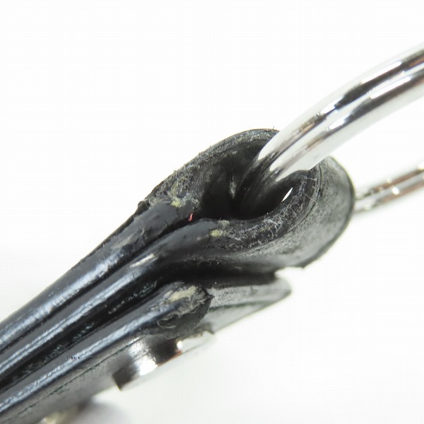 実際に弊社で買取させて頂いたJIMMY CHOO/ジミーチュウ スタースタッズ レザー キーチャーム キーリング の画像 8枚目