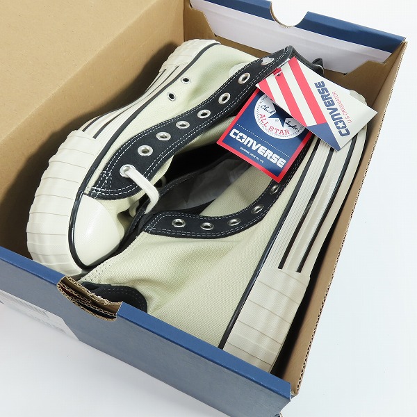 実際に弊社で買取させて頂いた【未使用】 CONVERSE/コンバース オールスター US リブド ハイカット スニーカー 1SD863/27の画像 6枚目