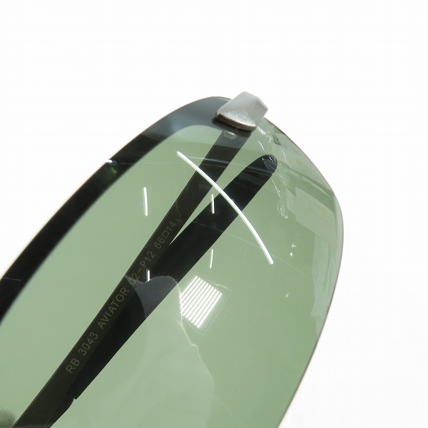 実際に弊社で買取させて頂いたRay-Ban/レイバン サイドウォークメタル アビエーター 偏光 サングラス/アイウェア RB3043の画像 7枚目