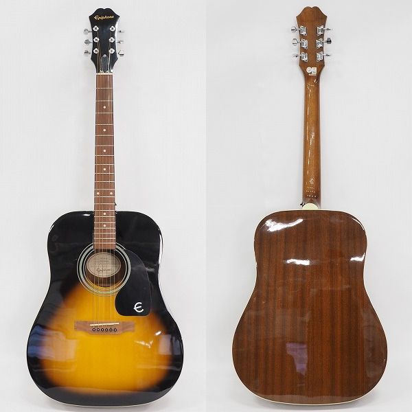 実際に弊社で買取させて頂いた★Epiphone/エピフォン DR-100VS アコースティックギター/アコギ ソフトケース付の画像 1枚目