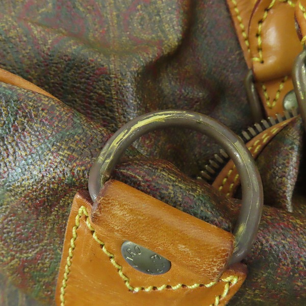 実際に弊社で買取させて頂いたETRO/エトロ ペイズリー柄 2Way ダッフルバッグ/ショルダーバッグの画像 6枚目