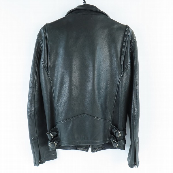 実際に弊社で買取させて頂いたNO ID. /ノーアイディ レザー 牛革 ダブルライダースジャケット 1140401 1の画像 1枚目