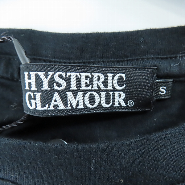 実際に弊社で買取させて頂いた【未使用】HYSTERIC GLAMOUR/ヒステリックグラマー プリント 長袖Tシャツ 0211CL05/Sの画像 2枚目