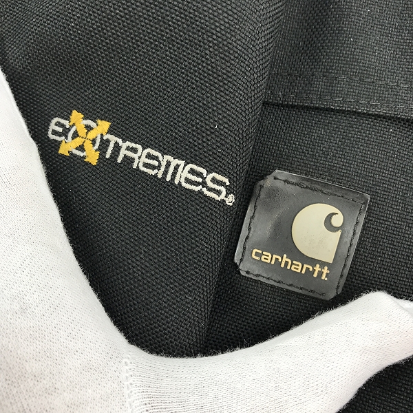 実際に弊社で買取させて頂いたCarhartt/カーハート 90s メキシコ製 EXTREMES トラディショナル ジャケット/Mの画像 5枚目