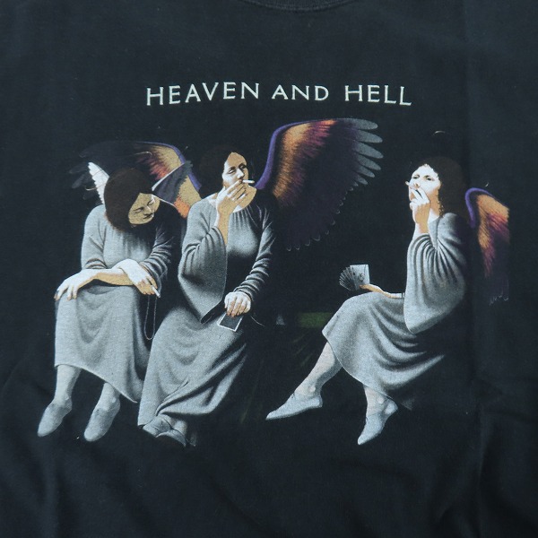実際に弊社で買取させて頂いたHEAVEN AND HELL/へヴンアンドヘル SHOOTボディ/JAPAN TOUR 2007 バンドTシャツ Lの画像 4枚目