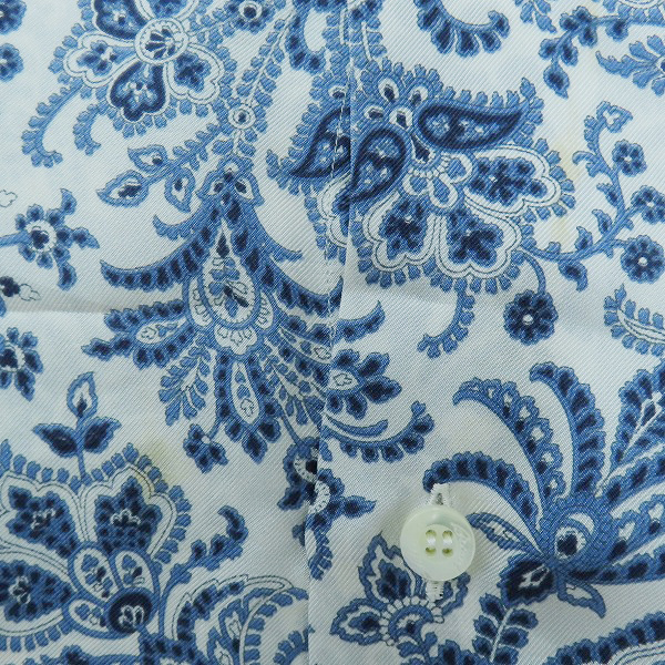 実際に弊社で買取させて頂いたBrioni/ブリオーニ 総柄 シルク 長袖 ボタンシャツ/Ⅴの画像 6枚目