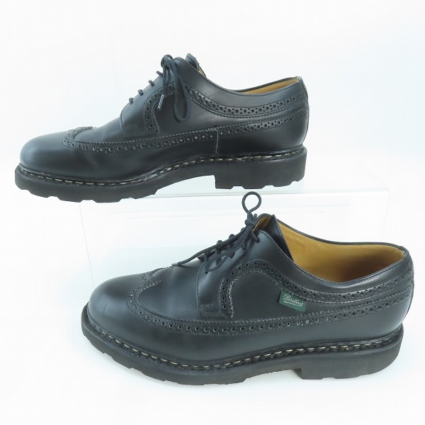実際に弊社で買取させて頂いたParaboot/パラブーツ ALBY アルビー ウイングチップ レザーシューズ/7の画像 3枚目