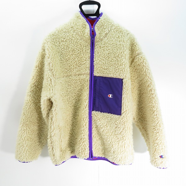 実際に弊社で買取させて頂いたchampion/チャンピオン ボア フリースジャケット C8-Q661/M