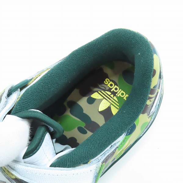 実際に弊社で買取させて頂いたadidas×A BATHING APE/アディダス×アベイシングエイプ Forum 84 Low 30th Anniversary/フォーラム ID4771/26の画像 4枚目