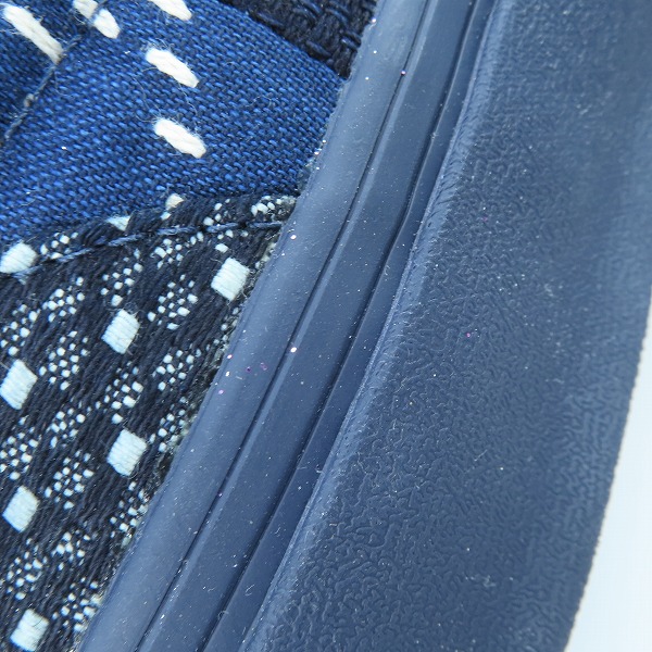 実際に弊社で買取させて頂いたVANS×FDMTL/バンズ×ファンダメンタル OG CLASSIC SLIP-ON/クラシック スリッポン 刺し子 VN0A32QNSJB/27.5の画像 7枚目