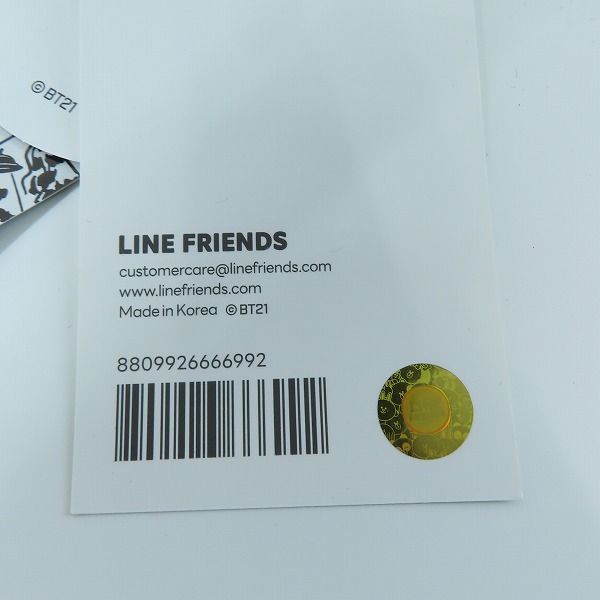 実際に弊社で買取させて頂いた(3)【未使用】FRAGMENT DESIGN フラグメントデザイン ×BT21 BT21FRGMT CAP COOKYの画像 7枚目