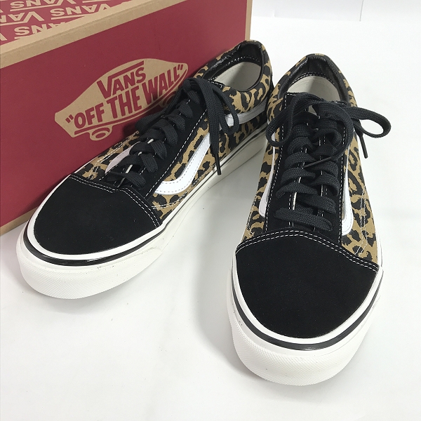 実際に弊社で買取させて頂いたVANS/バンズ OLD SKOOL 36 DX LEOPARD/オールドスクール スニーカー レオパード柄 VN0A54F39GI/26.5
