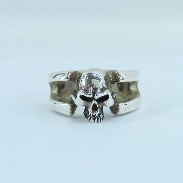 実際に弊社で買取させて頂いたTHIRTEEN DESIGNS/サーティーンデザインズ スカル リング KR-11/13号の画像 1枚目
