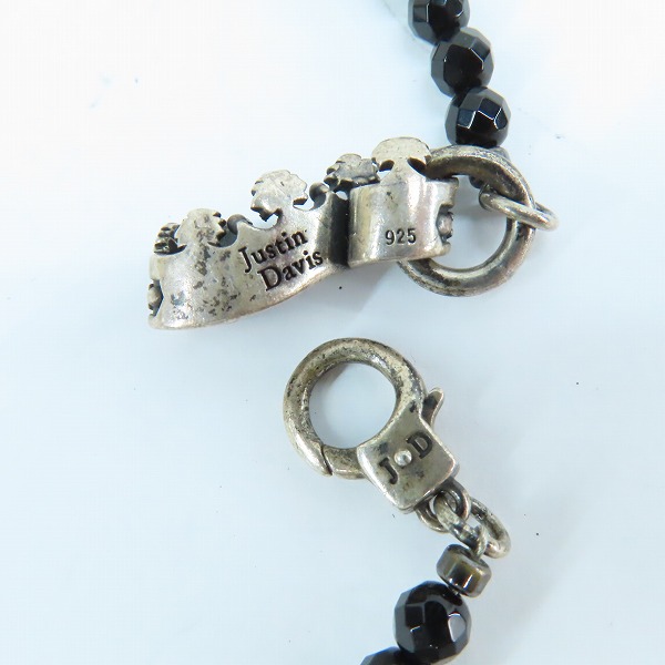 実際に弊社で買取させて頂いたJustin Davis/ジャスティンデイビス BLACK SERPENT/CROWN ブラックサーペント/クラウン ブレスレット SBJ640の画像 6枚目