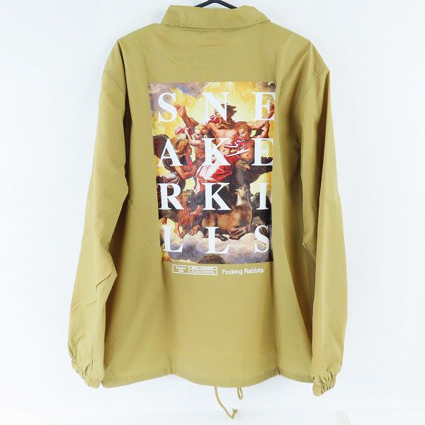 実際に弊社で買取させて頂いた【未使用】FR2 × SNKRDUNK/エフアールツー × スニーカーダンク Angel Coach Jacket FRC2905/Lの画像 1枚目