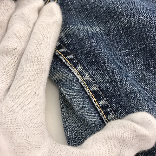 実際に弊社で買取させて頂いたLEE×THE REAL McCOY'S/リー×リアルマッコイズ センター赤タグ デニムパンツ Lot:101-B 97111-89/34×34の画像 8枚目