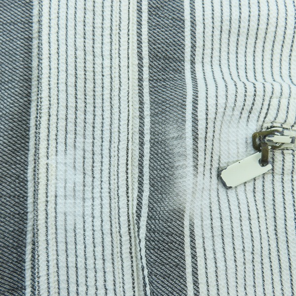 実際に弊社で買取させて頂いたGIANNI VERSACE/ジャンニヴェルサーチ ストライプ シャツ/44の画像 5枚目