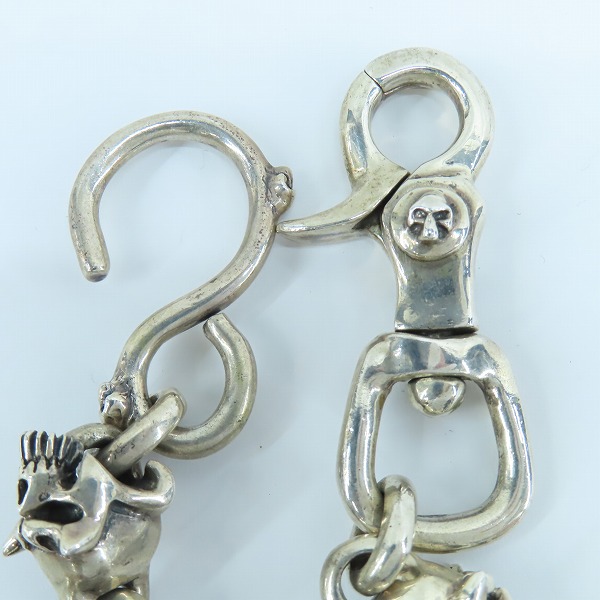 実際に弊社で買取させて頂いたTHIRTEEN DESIGNS/サーティーンデザインズ ホラースカル 15リンク ウォレットチェーンの画像 3枚目