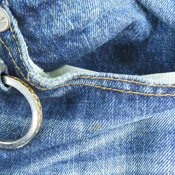 実際に弊社で買取させて頂いたmastermind JAPAN/マスターマインドジャパン 13SS dreaming期 ダブルウエスト デニムパンツ MC2-PA03-00-D/Lの画像 8枚目