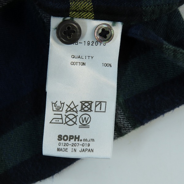 実際に弊社で買取させて頂いたF.C.Real Bristol/F.C.R.B./エフ シー レアル ブリストル ネルシャツ/コットン FCRB-192073/Mの画像 3枚目