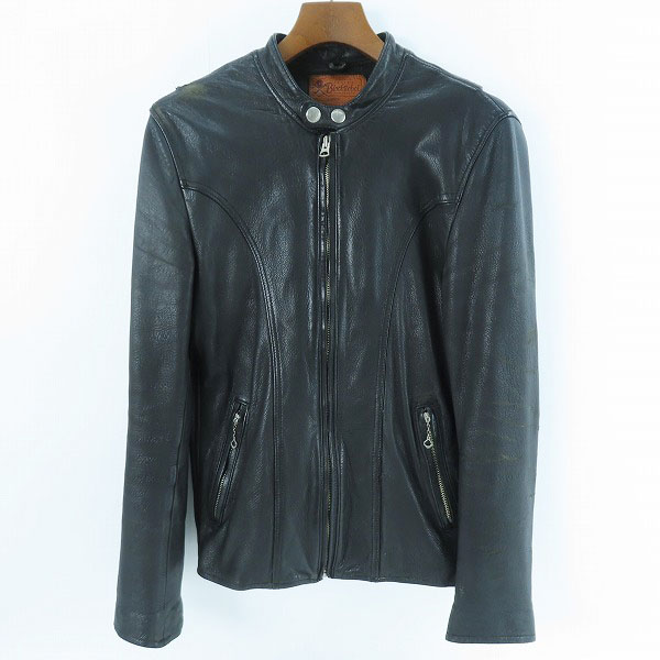 実際に弊社で買取させて頂いた【難有り】RUDE GALLERY BLACK REBEL/ルードギャラリーブラックレーベル レザー ジャケット/M