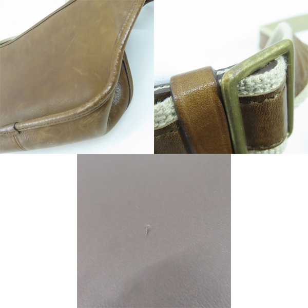 実際に弊社で買取させて頂いた土屋鞄製造所/ツチヤカバン ワンマイルボディーバッグ ショルダーバッグ GT1024OLの画像 6枚目