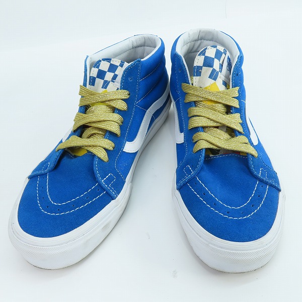 実際に弊社で買取させて頂いたVANS/バンズ Sk-8 MID REISSUE/スケートハイ ミッド ブルー 721277/27.5