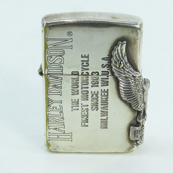 実際に弊社で買取させて頂いたZIPPO/ジッポー HARLEY DAVIDSON/ハーレーダビッドソン サイドメタル/1995年製