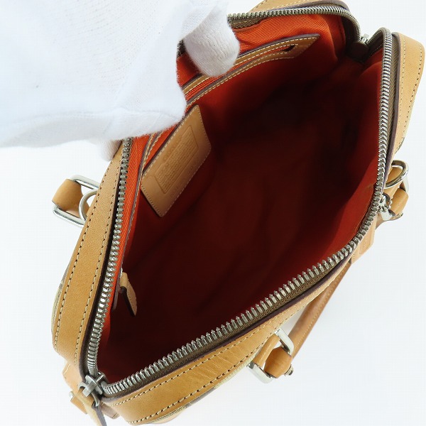 実際に弊社で買取させて頂いたCOACH/コーチ シグネチャー 2WAY ハンドバッグ/ショルダーバッグ 6047の画像 3枚目
