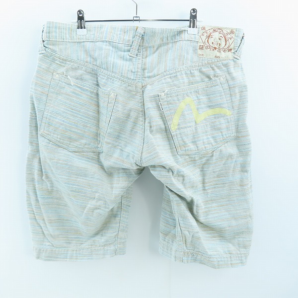 実際に弊社で買取させて頂いたEVISU/エヴィス Lot.7500 ショートパンツ /40の画像 1枚目
