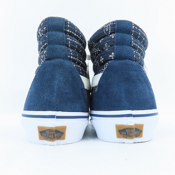 実際に弊社で買取させて頂いた【未使用】VANS/バンズ ペイズリー柄 ハイカットスニーカー 584639-0001/26の画像 1枚目