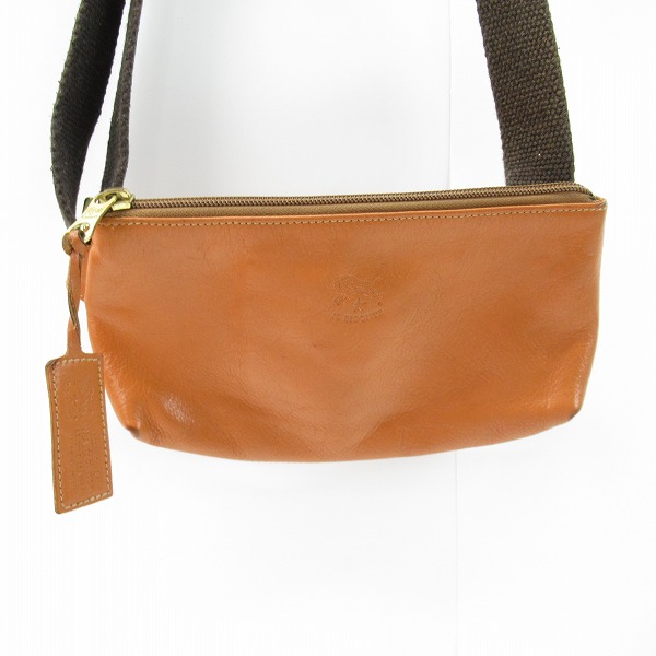 実際に弊社で買取させて頂いたIL BISONTE/イルビゾンテ レザー ショルダーバッグ/ボディバッグ