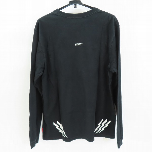 実際に弊社で買取させて頂いたWTAPS/ダブルタップス 17AW V=A LS TEE 長袖Tシャツ ブラック/2の画像 1枚目