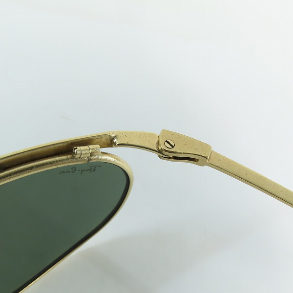 実際に弊社で買取させて頂いたRayBan/レイバン B&L メタルツイストオーバル  サングラス/アイウェア W2568の画像 4枚目