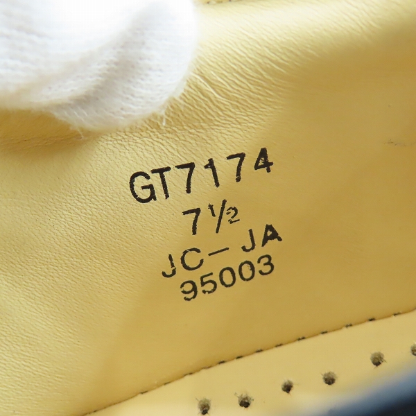 実際に弊社で買取させて頂いたG.T.HAWKINS/ジーティーホーキンス ビジネスシューズ/革靴 GT7174/7.5の画像 5枚目