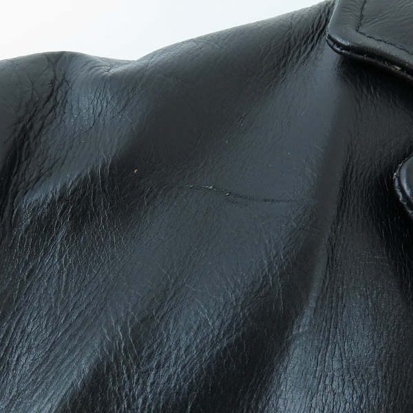 実際に弊社で買取させて頂いたSHIPS/シップス レザージャケット/Mの画像 8枚目